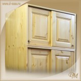 Шкафы-купе и антресоли массив сосны купить в Москве