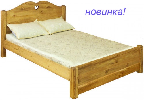 Кровать LCOEUR 200*200 с низким изножьем