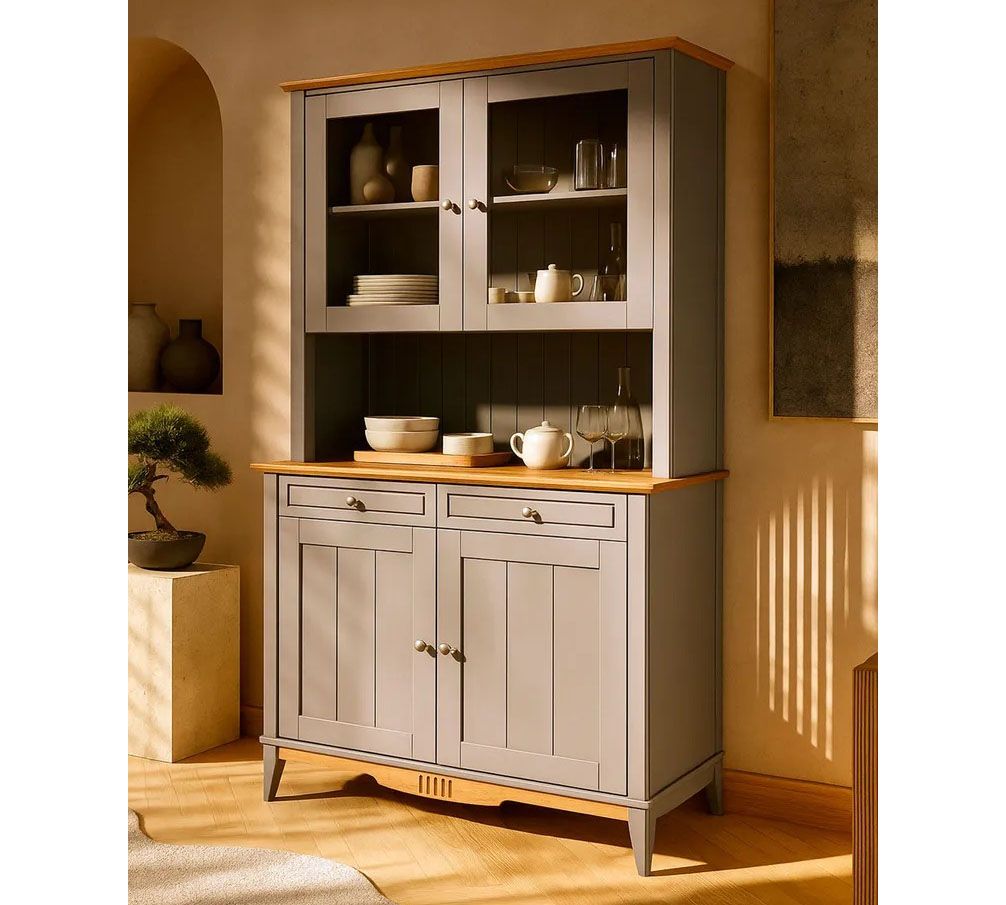 Буфет Пенни  серый 7046/антик 24 купить в Москве Буфет Пенни  серый 7046/антик 24  картинка 1