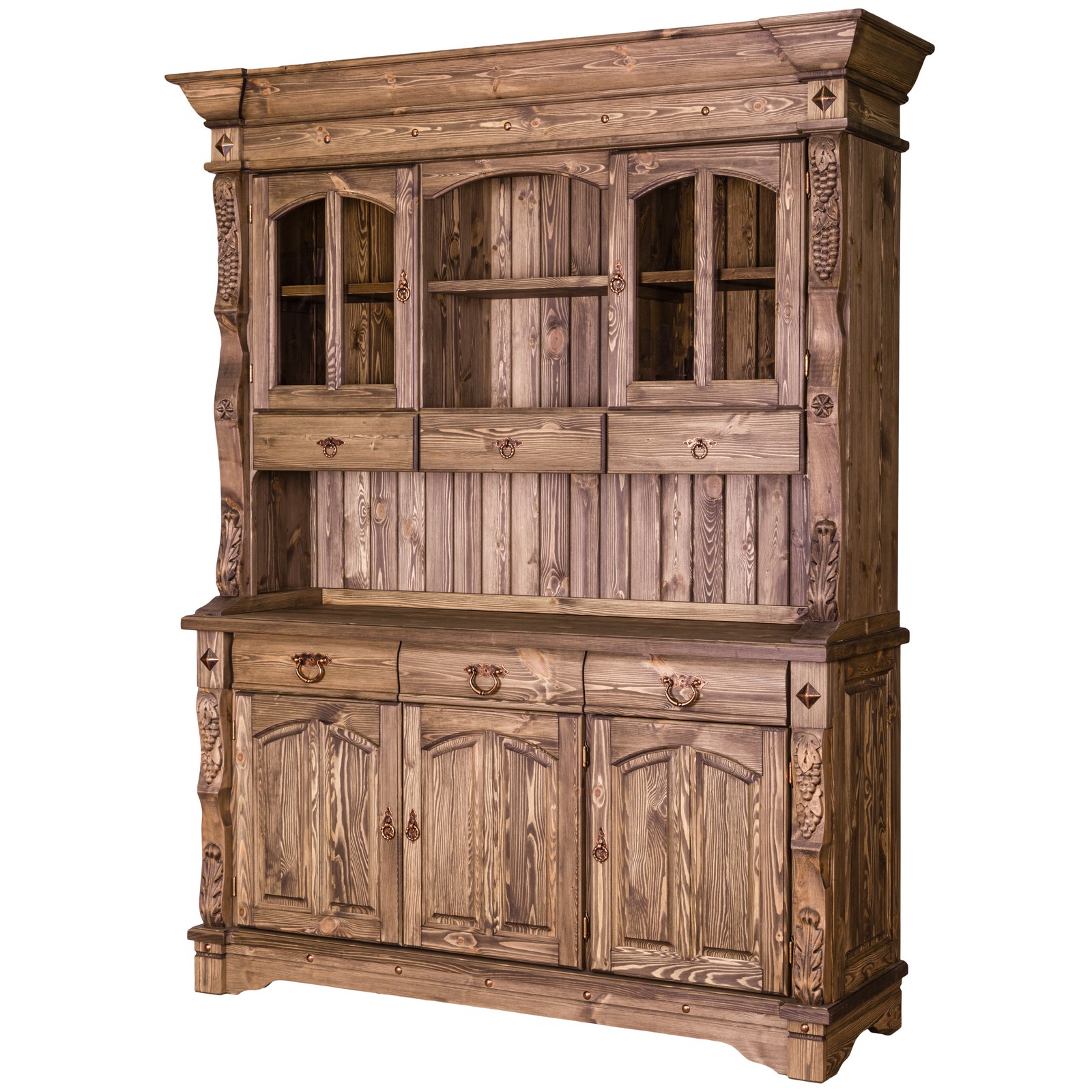 Буфет Викинг GL-05/01 ПАЛИСАНДР купить недорого в Москве Буфет Викинг GL-05/01 ПАЛИСАНДР картинка 1