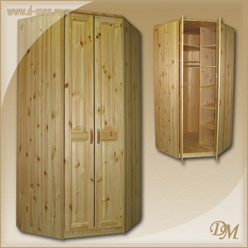 деревянный шкаф в спальню Шкаф Герман угловой 1020*1020