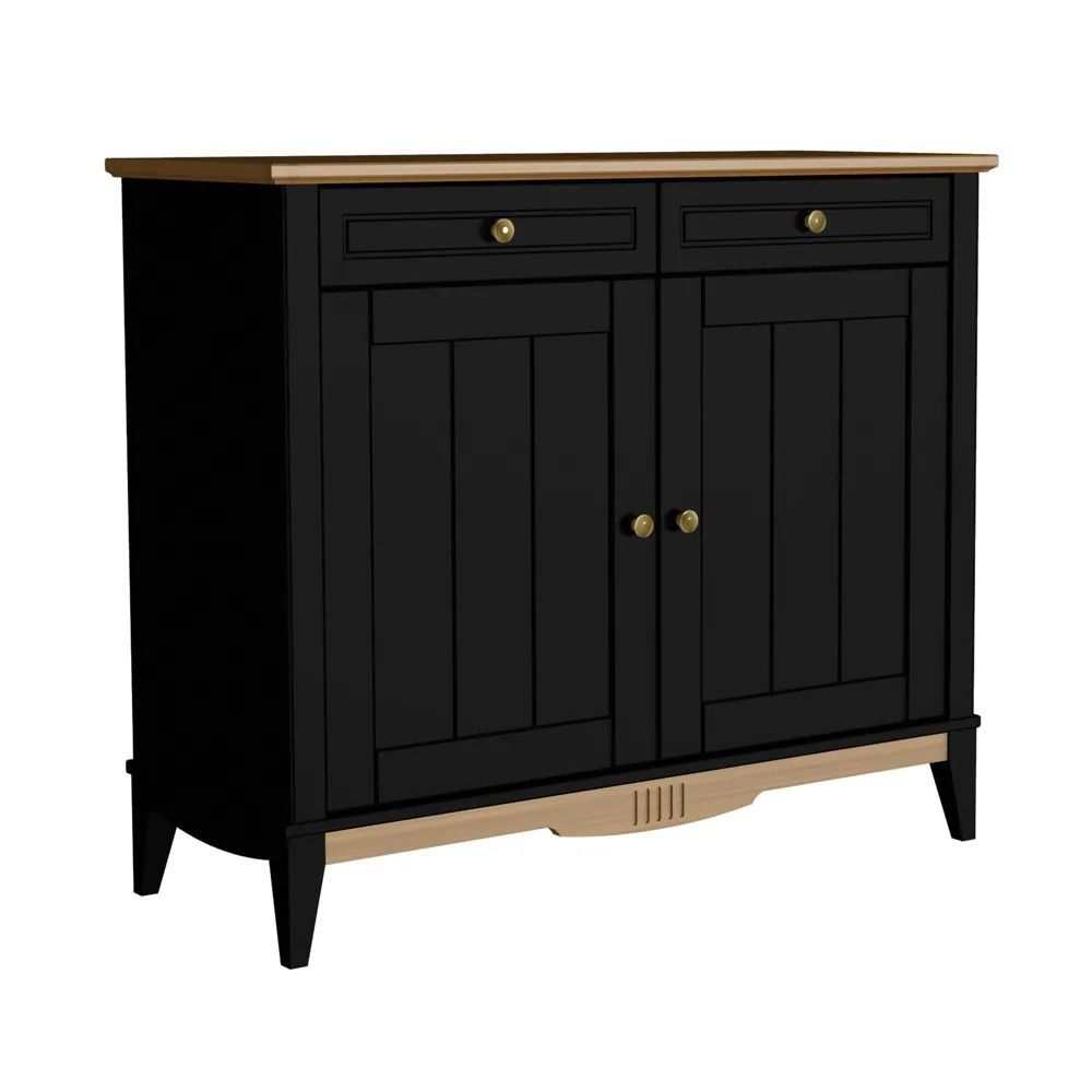 Комод буфета Пенни 22 блэк/антик 24 купить в Москве Комод буфета Пенни 22 блэк/антик 24 картинка 1