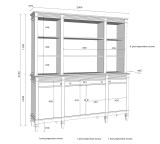 Буфет Ольса 400/441 размеры