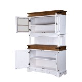 Буфет Викинг - 01 белый воск/антик картинка 2 Буфет Викинг - 01 белый воск/антик картинка 2