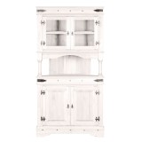 Буфет Викинг 02 (угловой) белый воск картинка 1