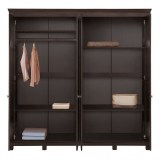 деревянный шкаф для одежды рауна-40