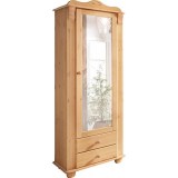 Деревянный шкаф с зеркалом  в прихожую Adele Д.7309-4.1 (бейц)