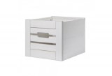 Ящик для шкафа (стеллажа) Бели белый воск