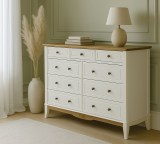 Комод 036 Пенни белый воск/антик 24 картинка 1