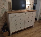 Комод 036 Пенни белый воск/антик 24 картинка 2