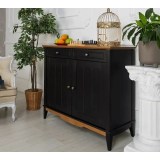 Комод буфета Пенни 22 блэк/антик 24 картинка 2 Комод буфета Пенни 22 блэк/антик 24 картинка 2