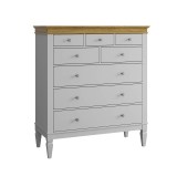 Комод Ольса-С 323 Белый лак + антик №24 картинка 1