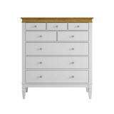 Комод Ольса-С 323 Белый лак + антик №24 картинка 2