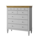 Комод Ольса-С 323 Белый лак + антик №24 картинка 3