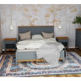 Кровать 160х200  Пенни серый 7046/антик 24 картинка 6