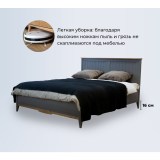 Кровать 160х200  Пенни серый 7046/антик 24 картинка 8
