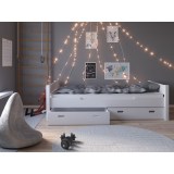 Кровать Амелия с ящиками белый воск картинка 2 Кровать Амелия с ящиками белый воск картинка 2