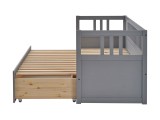 КЫМОР Хемнэс Кровать-кушетка с хранилищем 80x200 серый картинка 4