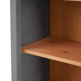 КЫМОР Стеллаж 49х198х37 серый/светло-коричневый картинка 6 КЫМОР Стеллаж 49х198х37 серый/светло-коричневый картинка 6