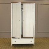 Шкаф 21 Пенни комбинированный белый воск/антик 24 картинка 7