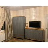 Шкаф 21 Пенни комбинированный серый 7046/антик 24 картинка 18