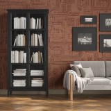 Шкаф для книг Квадро-С 220 Блэк картинка 7