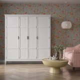 Шкаф для одежды Квадро-С 40 Белый лак картинка 9