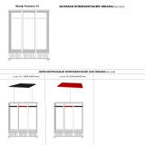 Шкаф для одежды Рандеву 33 (белый лак/антик-24) картинка 10