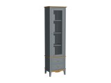 Шкаф для посуды 12 Пенни серый 7046/антик 24 картинка 1