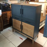 Шкаф для посуды Гранада 42 серый 7016/антик 24 картинка 3