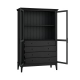 Шкаф для посуды Квадро-С 20/04 Блэк картинка 4 Шкаф для посуды Квадро-С 20/04 Блэк картинка 4