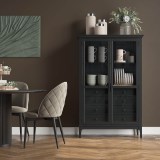 Шкаф для посуды Квадро-С 20/04 Блэк картинка 6 Шкаф для посуды Квадро-С 20/04 Блэк картинка 6