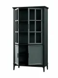 Шкаф для посуды Квадро-С 22-185 Блэк + серый №7042 картинка 5
