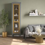 Шкаф для посуды Ольса-С 100 Л серый №7042 + антик №24 - картинка 5 Шкаф для посуды Ольса-С 100 Л серый №7042 + антик №24 - картинка 5