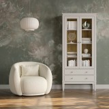 Шкаф для посуды Ольса-С 202 белый лак - картинка 5