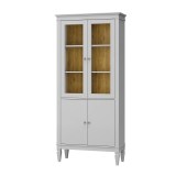 Шкаф для посуды Ольса-С 220 белый лак - картинка 3 Шкаф для посуды Ольса-С 220 белый лак - картинка 3