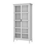 Шкаф книжный Квадро-С 220 белый лак  массив сосны картинка 3
