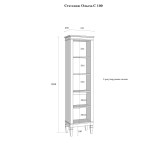 Стеллаж Ольса-С 100 размеры Стеллаж Ольса-С 100 размеры