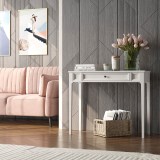 Стол консольный Квадро-С 01 Белый лак картинка 1