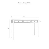 Стол консольный Квадро-С 03 размеры
