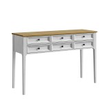 Стол консольный Квадро-С 06 Белый лак + антик №24 картинка 1