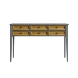 Стол консольный Квадро-С 06 Серый №7042 + антик №24 картинка 2