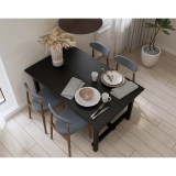 Стол обеденный Толысь 152*95 черный картинка 10