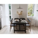 Стол обеденный Толысь 152*95 черный картинка 9