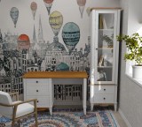 Стол письменный 120 Пенни белый воск/антик 24 картинка 3