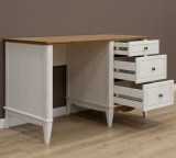 Стол письменный 120 Пенни белый воск/антик 24 картинка 5