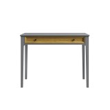 Стол письменный Квадро-С 01 Серый №7042 + антик №24 картинка 2