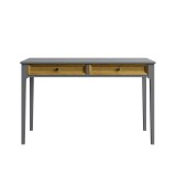 Стол письменный Квадро-С 02 Серый №7042 + антик №24 картинка 2