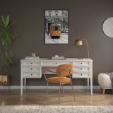 Стол письменный Квадро-С 07 Белый лак картинка 5