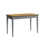 Стол письменный Ольса-С 003 серый №7042 + антик №24 - картинка 1